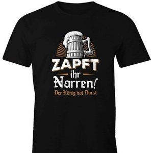 Mens T-Shirt T-Shirt T-Shirt Her Fool The King Thirsty Beer Fun Shirt Moonworks